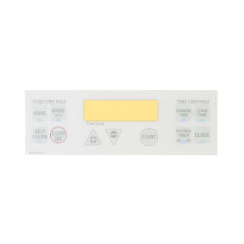 GE Part# WB27T10457 Faceplate Graphics Assembly (OEM)