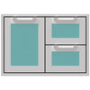 Hestan AGSDR30TQ Double Drawer And Storage Door Combination, Marquise, 30-Inc Parts