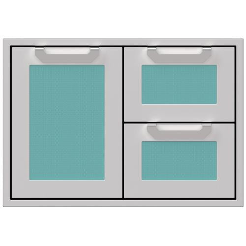 Hestan AGSDR30TQ Double Drawer And Storage Door Combination, Marquise, 30-Inc