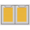 Hestan AGSD30YW Double Storage Doors, Marquise, 30-Inch , Yellow Parts