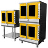 Hestan HUCOL2NGH2YW Double Deck Upright Conv. Oven, Left Door Window, -Ng-H2, Ye Parts