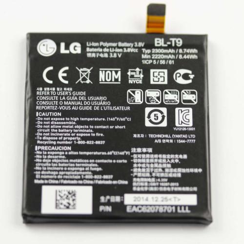 LG Rechargeable Battery,Lithium P - EAC62078701