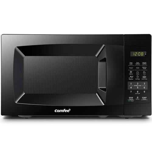 Midea EM720CPLPMB 0.7 Cu. Ft. Countertop Microwave, Midnight Black