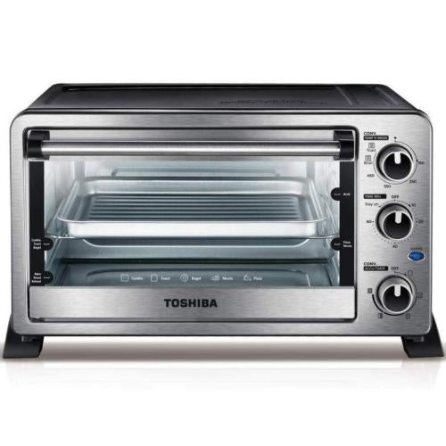 Midea MC25CEYSS 6-Slice Convection Toaster Oven - Stainless Steel Finish