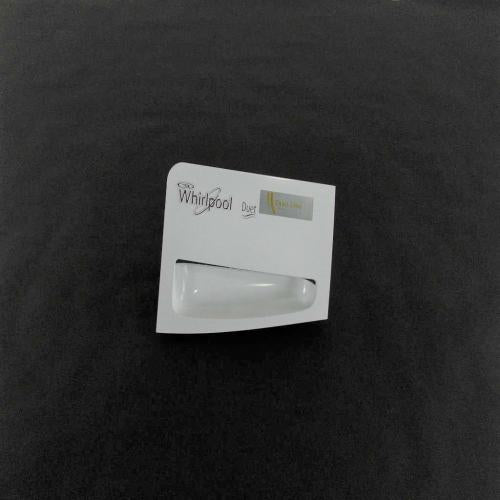 Whirlpool Part# W10774321 Dispenser Drawer Handle (White) (OEM)