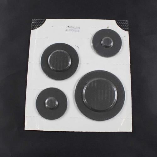 Whirlpool Part# W10299239 Burner Cap Set (OEM)