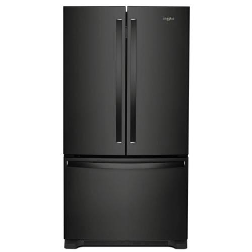 Whirlpool WRF535SWHB00 Bottom Mount French Door Refrigerator (Black)