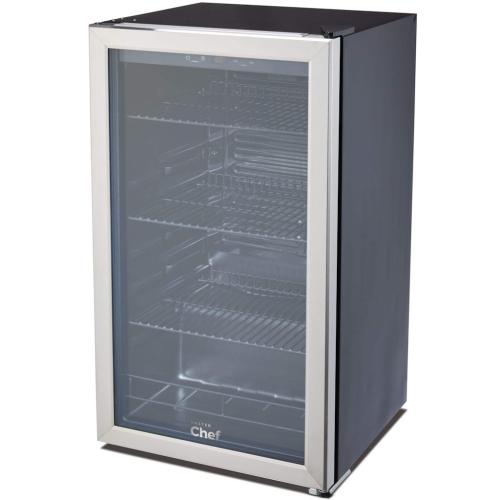 Midea 04315140 Master Chef 3.2 Cu. Ft. Glass Door Beverage Centre