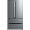 Midea MRQ23B4AST 22.5 Cu. Ft. Counter-Depth 4-Door French Door Refrigerator - Stainless Steel