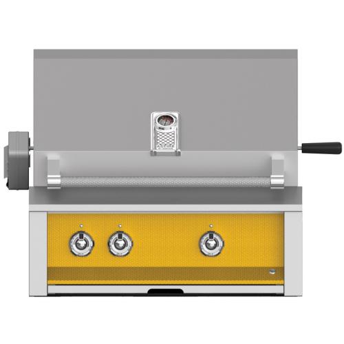 Hestan EABR30LPYW Grill, Aspire, Built-In, (2) U-Burner, Rotisserie, 30-Inch -