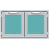 Hestan AGLP36TQ Double Sealed Pantry Storage Doors, Marquise, 36-Inch - Turq Parts