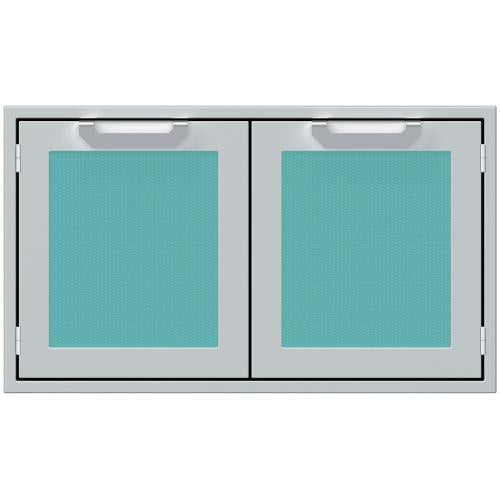 Hestan AGLP36TQ Double Sealed Pantry Storage Doors, Marquise, 36-Inch - Turq