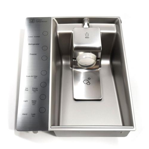 LG Dispenser Front Cover (Chrome) ACQ85430239