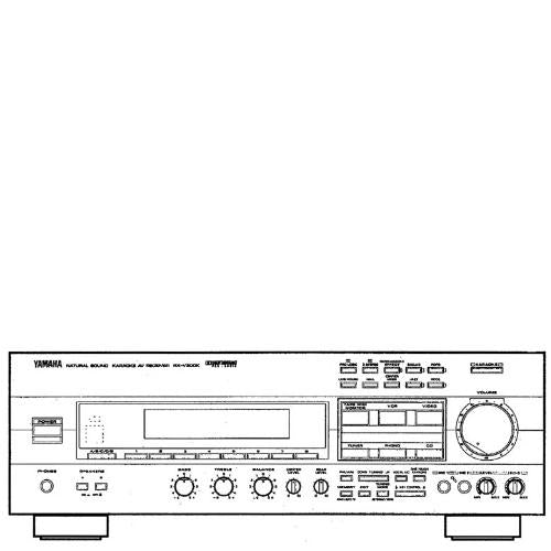 Yamaha RXV300K Natural Sound Av Receiver
