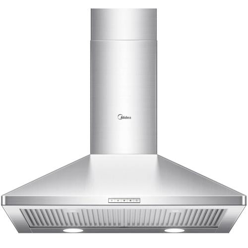 Midea MVP30W6AST 30-Inch Pyramid Wall Mount Range Hood - Stainless Steel