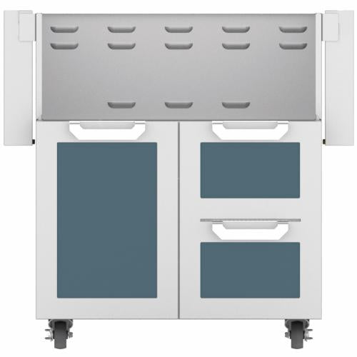 Hestan GCR36GG Double Drawer And Door Cart, 36-Inch - Dark Gray