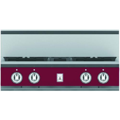 Hestan KRT304LPBG Rangetop, 4 Burner, 30-Lp-Burgundy