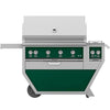 Hestan GSBR42CX2NGGR Grill, (4) Sear, Rotisserie, Deluxe Cart W/ Side Burner, 42- Parts