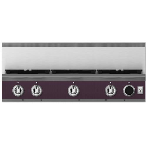Hestan KRTS365NGPP Rangetop, Smart, 5 Burner, 36-Inch - Ng - Purple