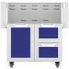 Hestan GCR36BU Double Drawer And Door Cart, 36-Inch - Blue Parts