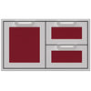 Hestan AGSDR42BG Double Drawer And Storage Door Combination, Marquise, 42-Inc Parts