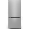 Midea LRB19B5ASTC Leon's 18.7 Cu. Ft. Bottom Mount Refrigerator - Stainless Steel