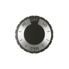 GE Part# WB3X806 Burner Control Knob (OEM) Black/Chrome