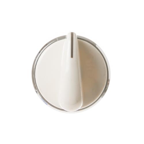 GE Part# WE01X10165 Rotary Knob (OEM) Bisque/Chrome