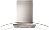 Elica EPT430S2 30 Inch Wall Mount Chimney Hood with 3 Speed 400 CFM Blower, Backlit Push Controls