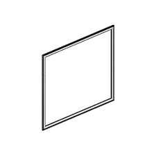 Samsung Part# DA97-16989B Gasket Assembly (Dark Gray) - Genuine OEM