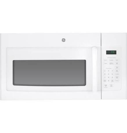 GE JVM3160DF3WW 1.6 Cu. Ft. 1000 Watts Over-The-Range Microwave in White