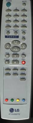 LG Remote Controller - 6710V00077Z