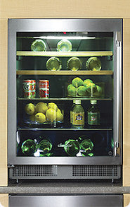 Dacor EF24LBCSS 24 Inch Beverage Center with 2 Pull-Out Wine Racks