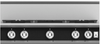 Hestan KRT365LPBK 36 Inch Gas Rangetop with 5 Sealed Burners- Black
