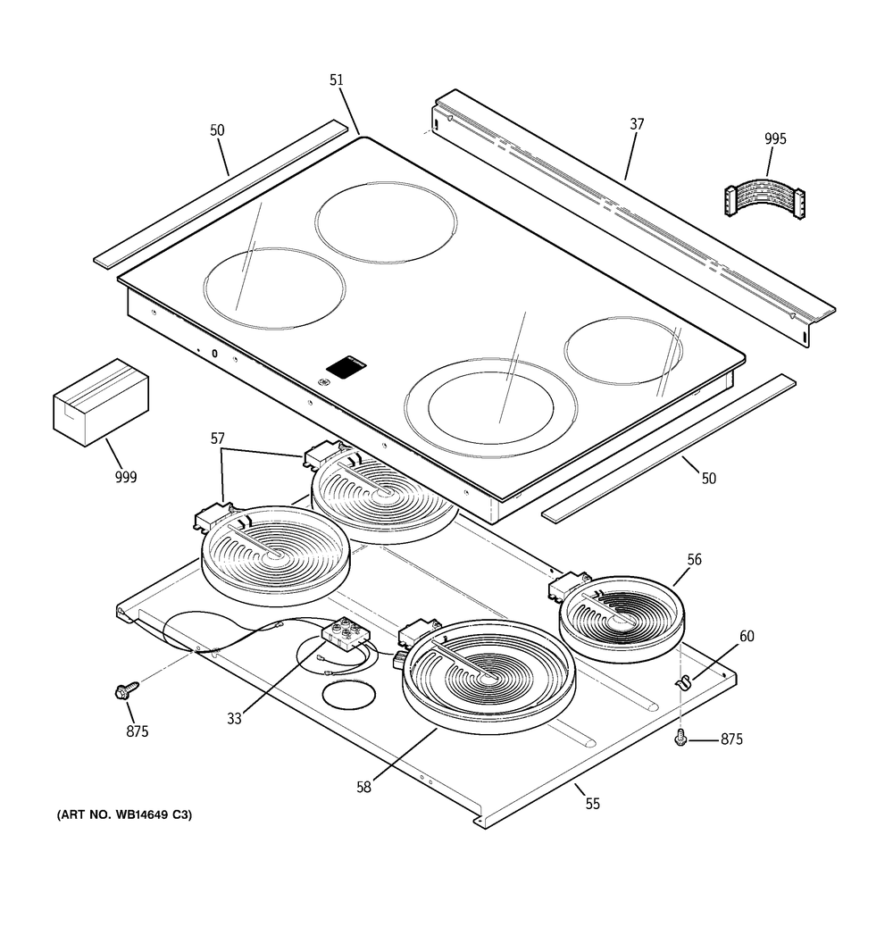 GE Cooking Product Indicator Light Module WB18T10349