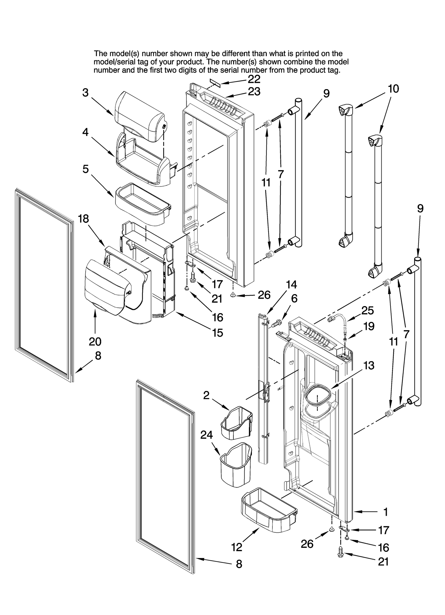 Whirlpool Chiller Bin Cover WP67006312