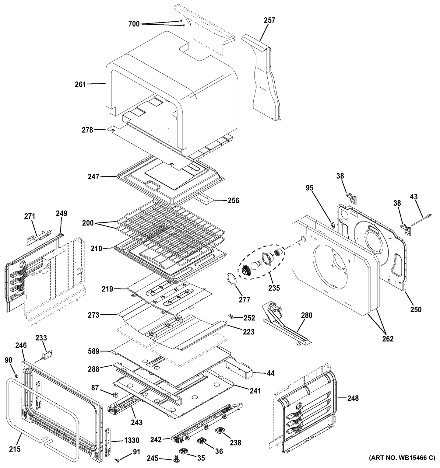 GE Sensor Assembly WB24X25557