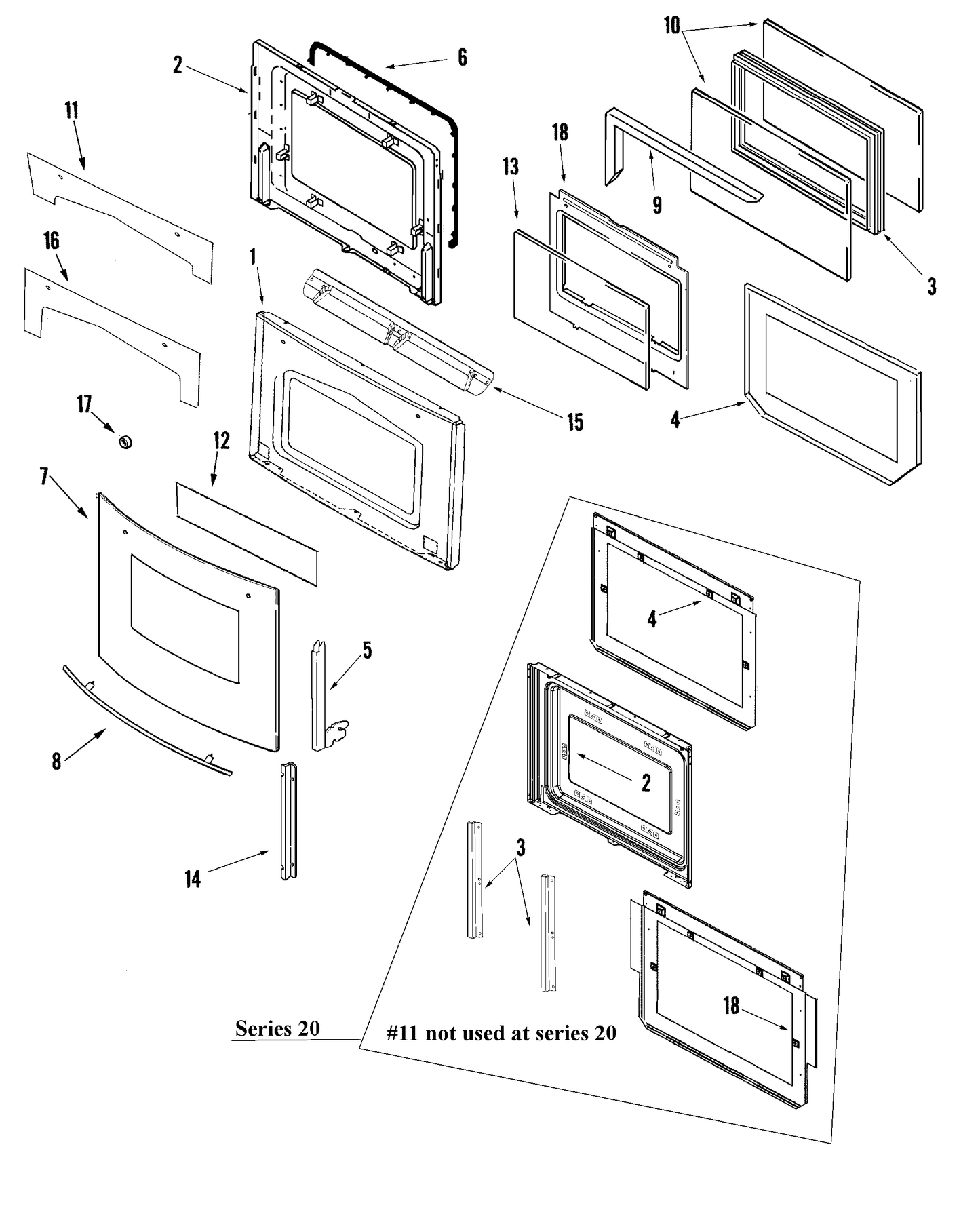 Whirlpool Door Hinge WP74010283