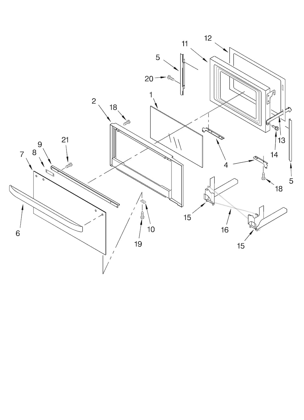 Whirlpool Door Frame WP8303556