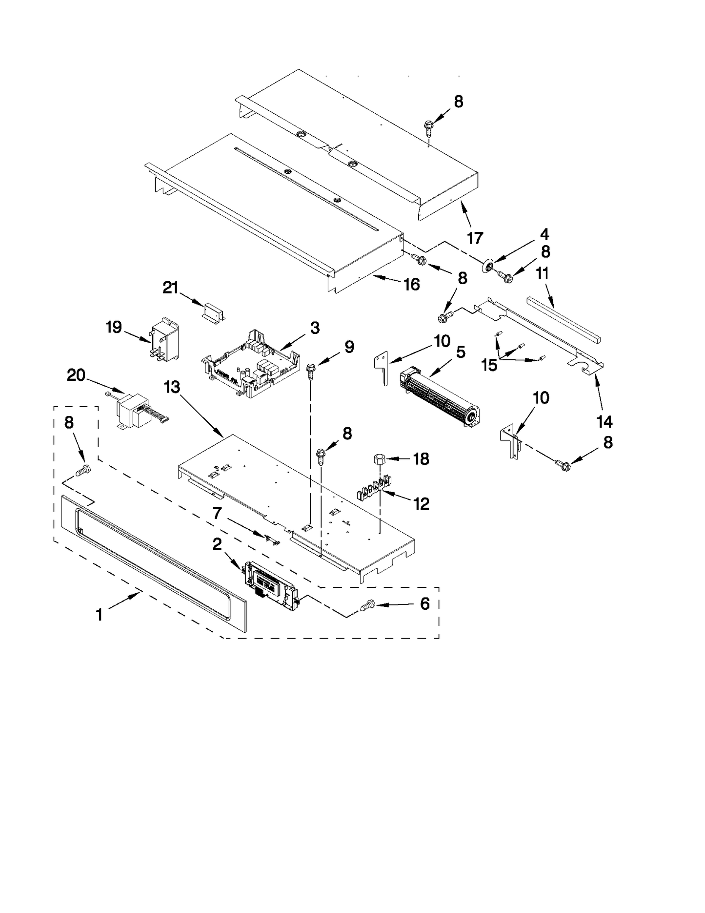 Whirlpool Thermal Fuse WPW10545255