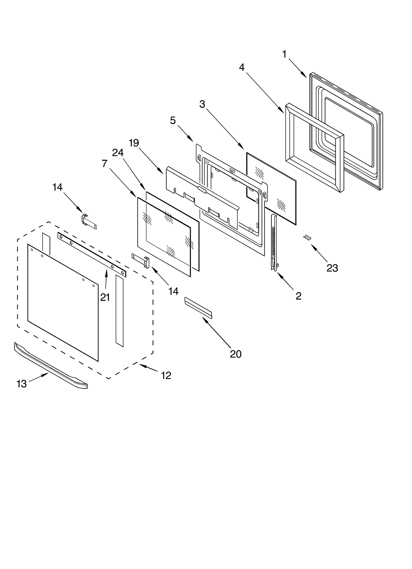 Whirlpool Door Hinge WP9760571