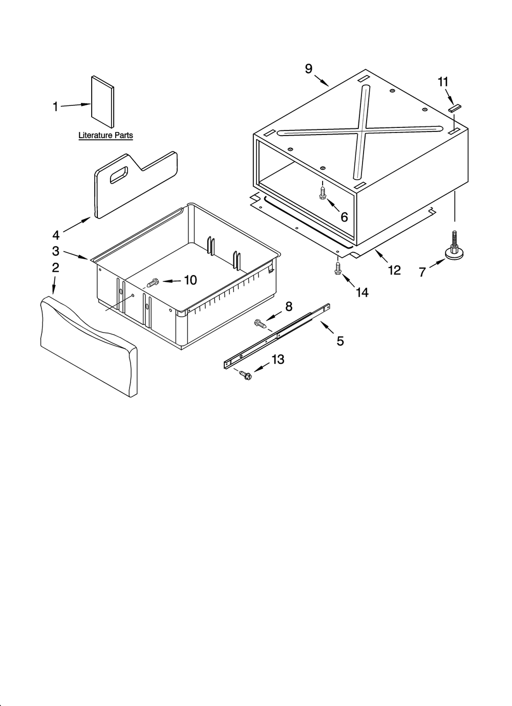 Whirlpool Drawer slide WP8578394