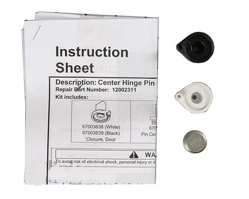 KitchenAid KBRP20ELSS01 Hinge Pin Kit - Genuine OEM