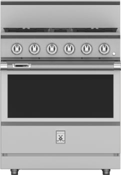 Hestan KRD304LP 30 Inch Duel Fuel 4 Burner Range -LP-Stainless