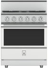 Hestan KRG304LPWH 30 Inch Freestanding Professional Gas Range with 4 Sealed Burners -LP-White