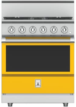 Hestan KRG304LPYW 30 Inch Freestanding Professional Gas Range with 4 Sealed Burners -LP-Yellow