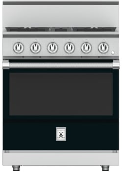Hestan KRG304NGBK 30 Inch Freestanding Professional Gas Range with 4 Sealed Burners -NG-Black