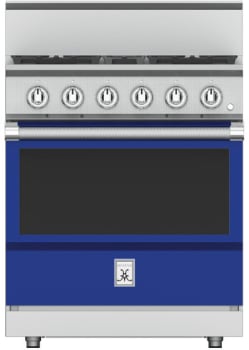 Hestan KRG304NGBU 30 Inch Freestanding Professional Gas Range with 4 Sealed Burners -NG-Blue
