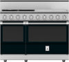 Hestan KRG484GDLPBK 48 Inch Freestanding Gas Range with 4 Sealed Burners and Griddle - Black