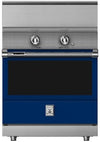 Hestan KRI30BKBU 30 Inch Freestanding Induction Range with 5 Cooking Elements, 5.8 cu. ft. Oven Capacity- Black - Blue